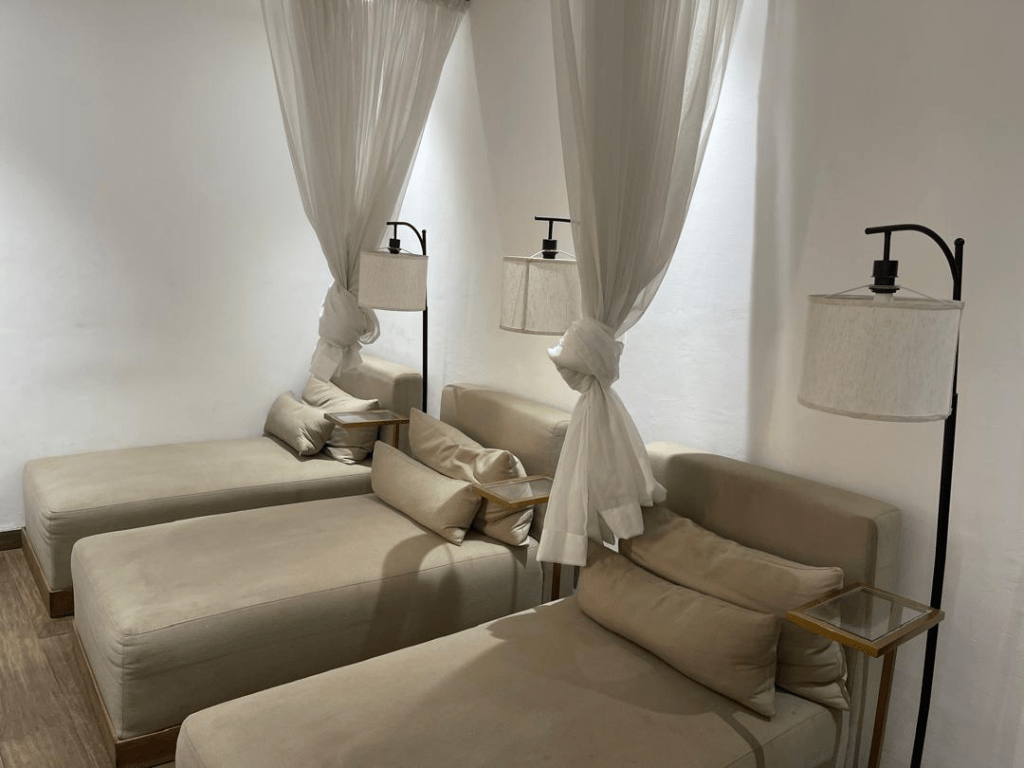 Launching soon are laser treatments for hair removal, acne, and anti-aging at Montaigne Place